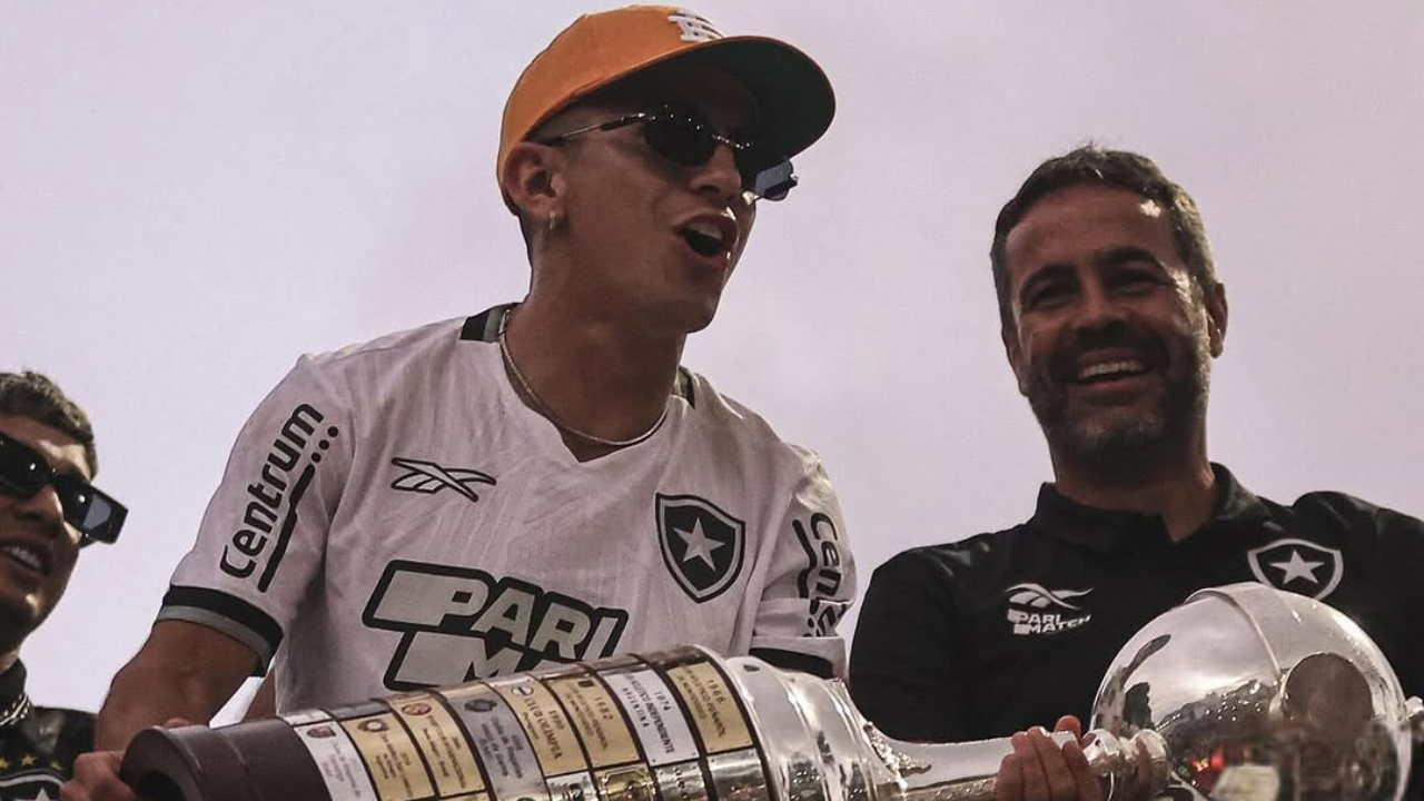 Equipe do Botafogo se preparando para a Copa Intercontinental