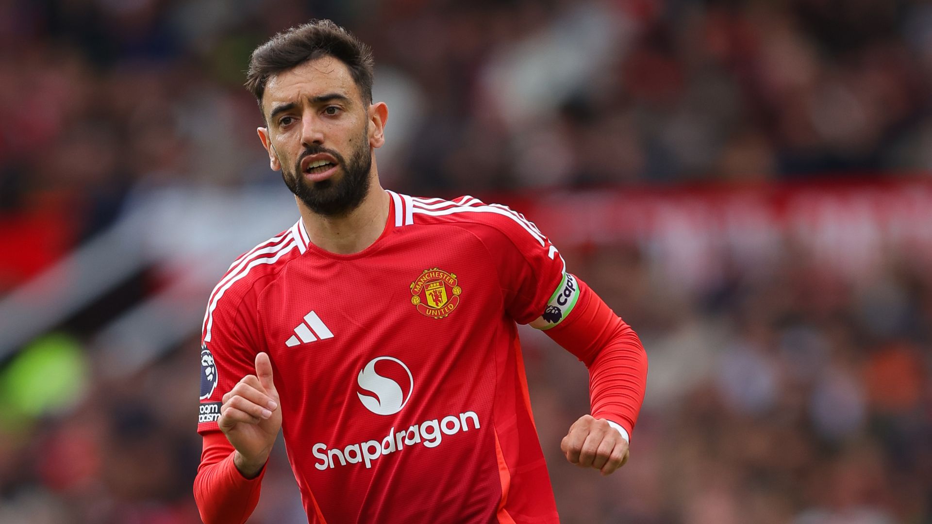 Bruno Fernandes em campo pelo Manchester United