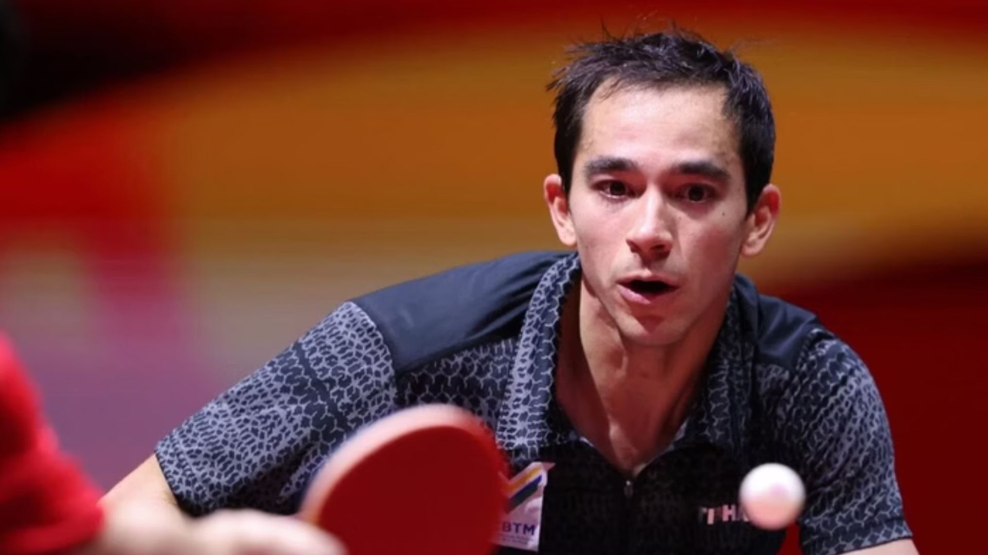 Hugo Calderano e Wang Chuqin na final do Mundial de Tênis de Mesa