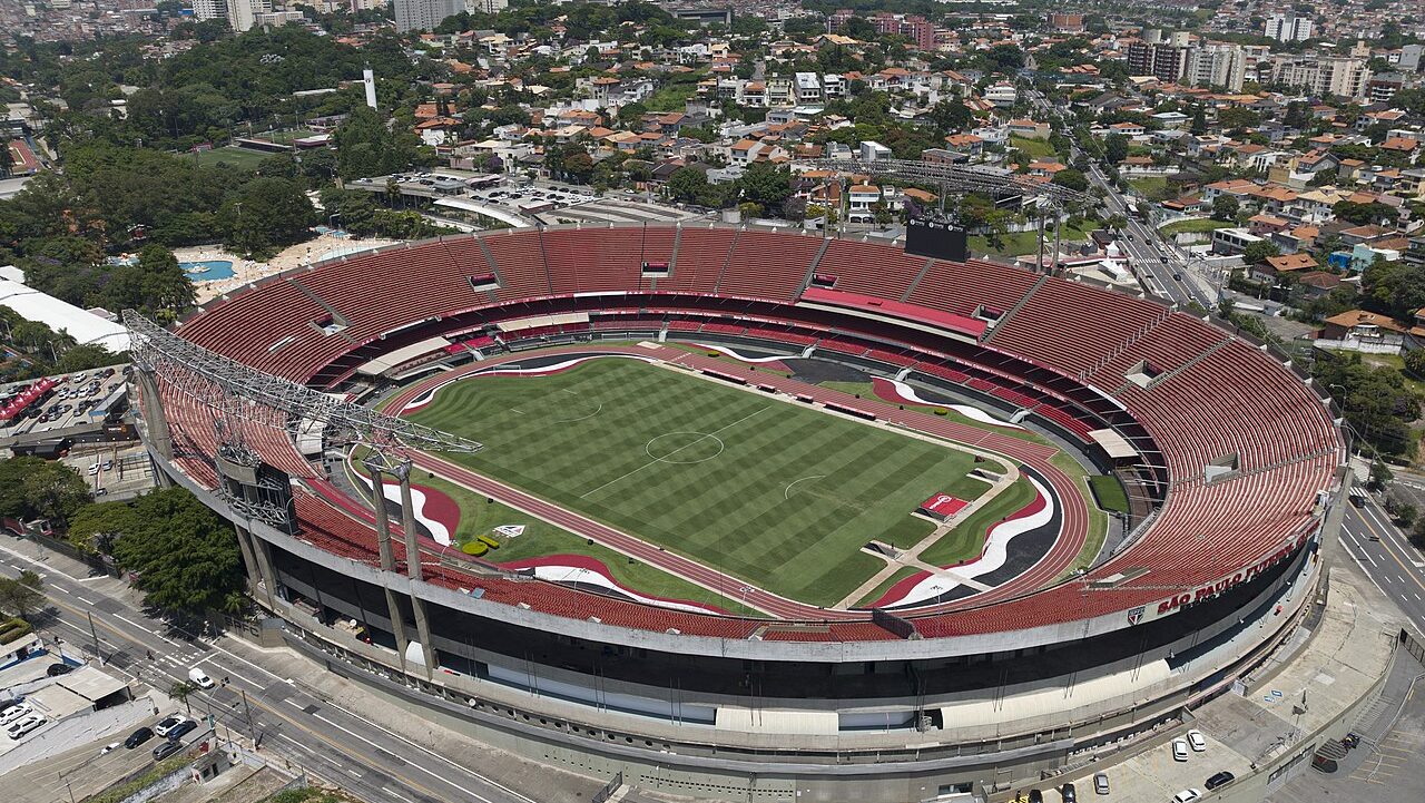Estádio real utilizado como cenário cinematográfico