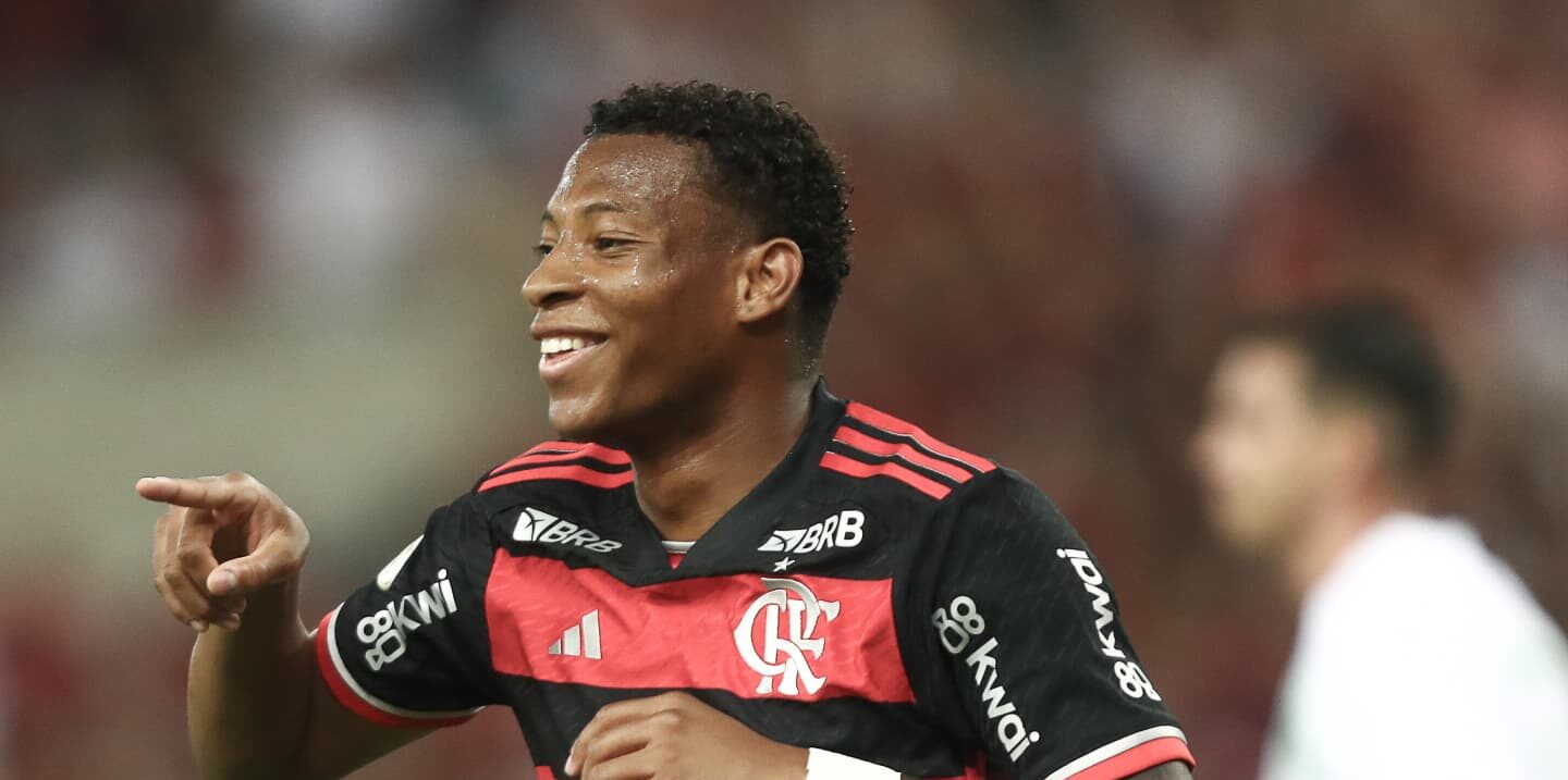 Torcida do Flamengo celebrando a vitória do time