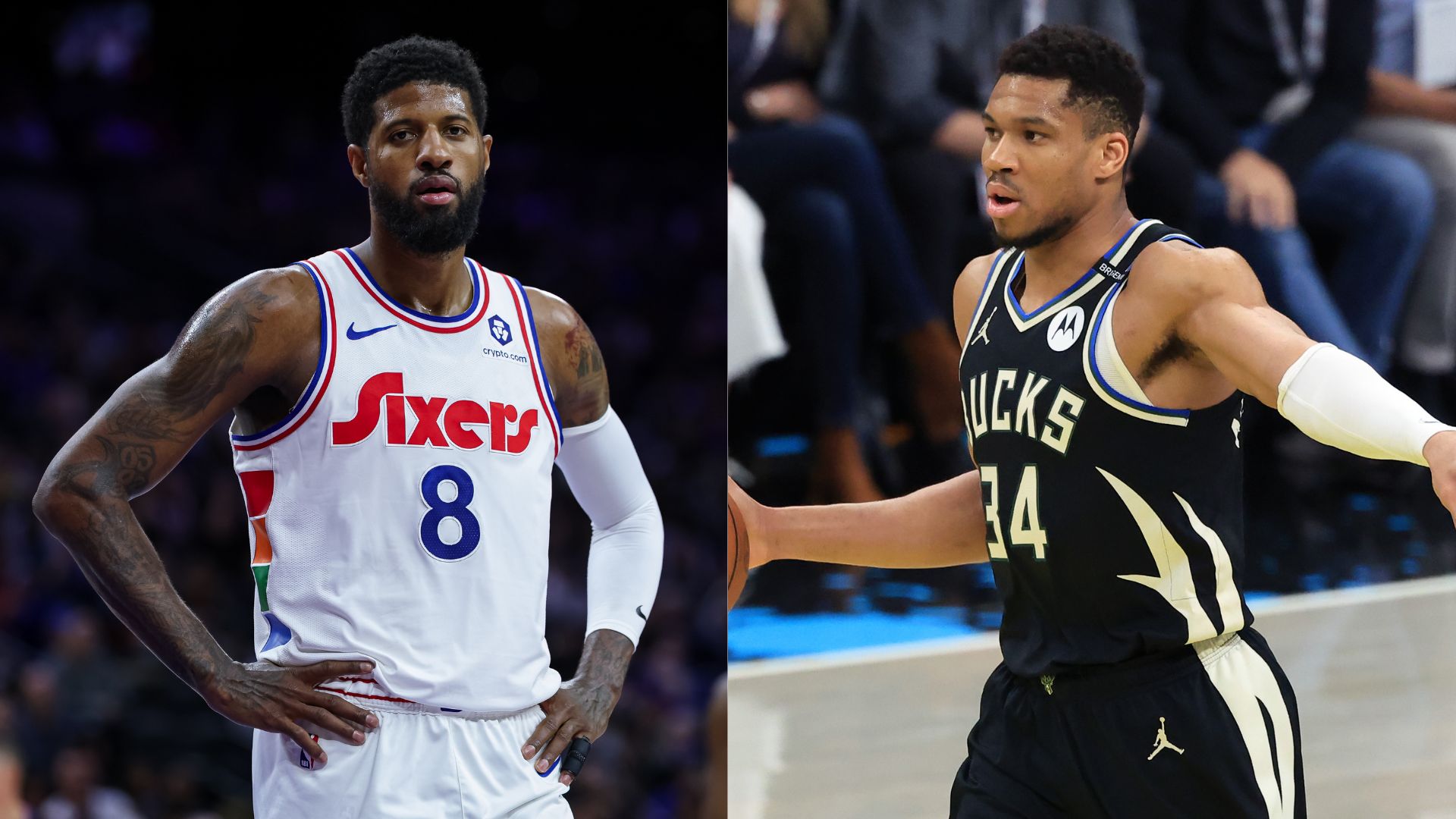 Giannis Antetokounmpo e LeBron James na NBA