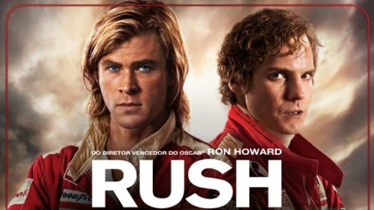 James Hunt e Niki Lauda competindo na pista