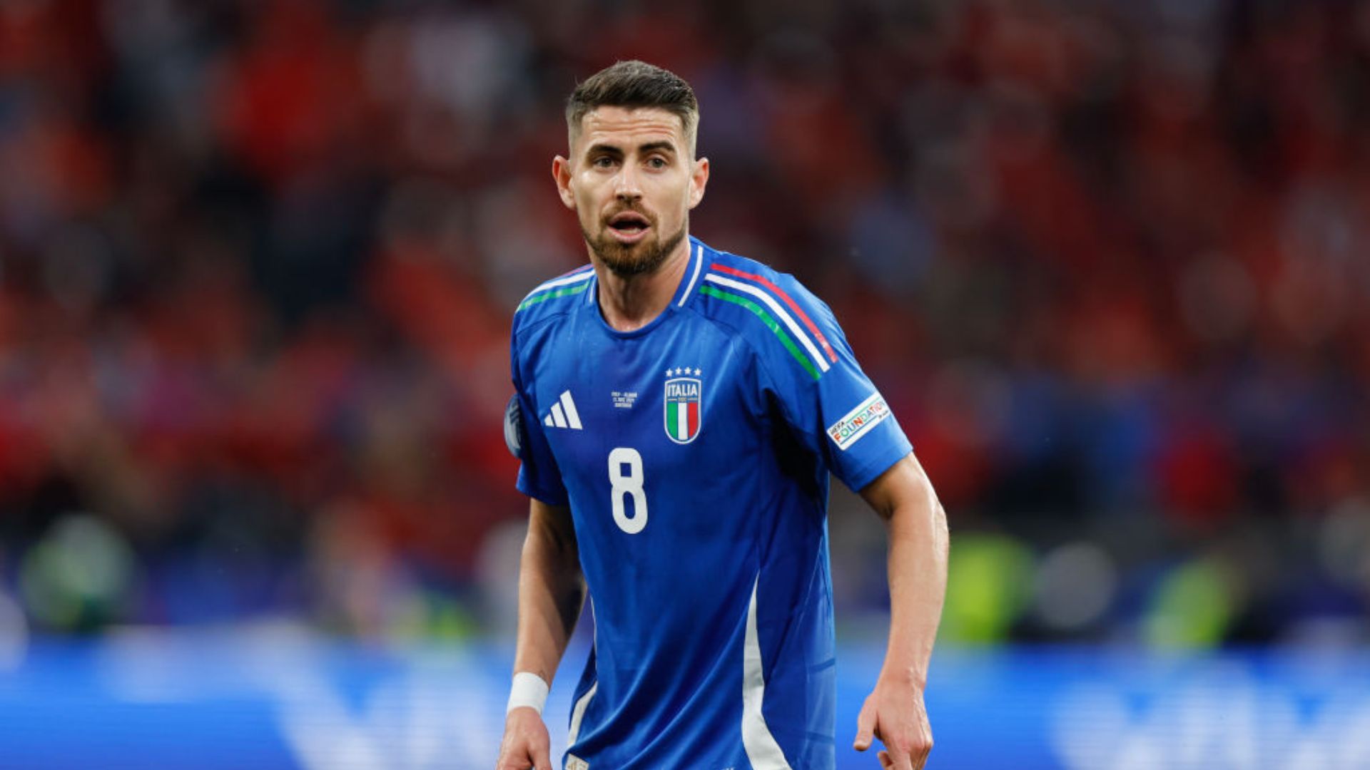 news.img_alt Jorginho, novo reforço do Flamengo, durante partida